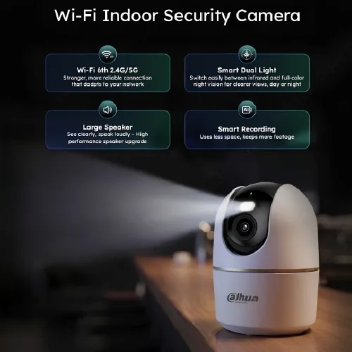 Dahua DH-IPC-H3AS 3MP Indoor Pan & Tilt WiFi Camera thumbnail 2